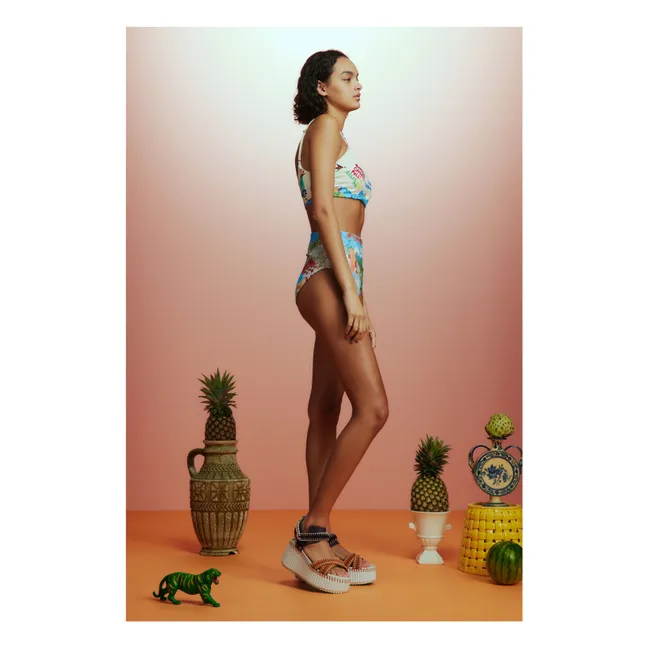 Nadia Costume da bagno Top Fibre riciclate | Blu