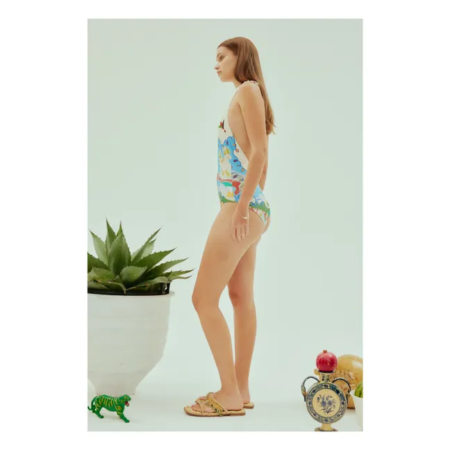 Nadia 1-piece swimsuit Recycled fibers | Blue