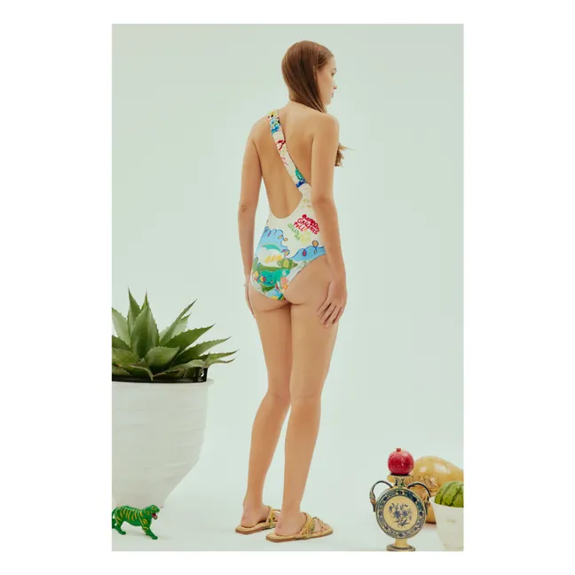 Nadia 1-piece swimsuit Recycled fibers | Blue