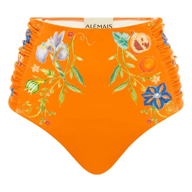 Flores Recycled Fibers Jersey Bottom | Orange