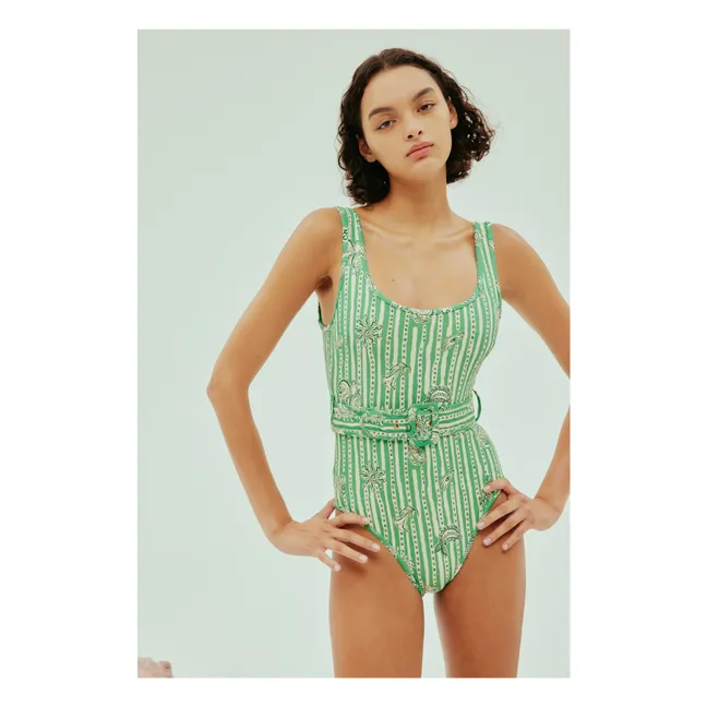 Maglia 1 pezzo in fibra riciclata Lula | Verde