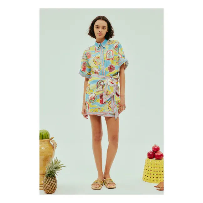 Emilio organic cotton shirt | Blue