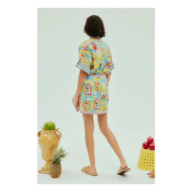 Emilio organic cotton shirt | Blue