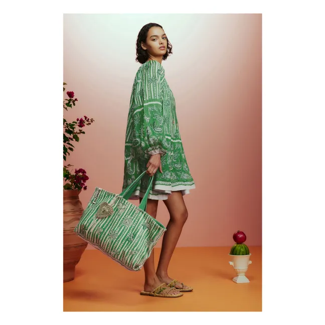 Vestido Lula Ramie | Verde