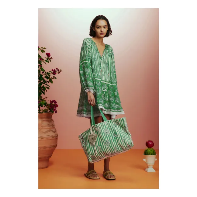 Vestido Lula Ramie | Verde