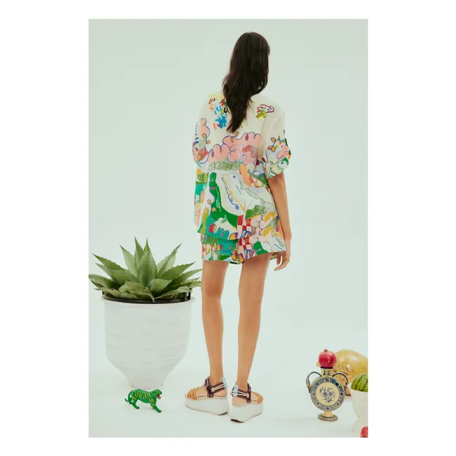 Nadia Linen shirt | Green
