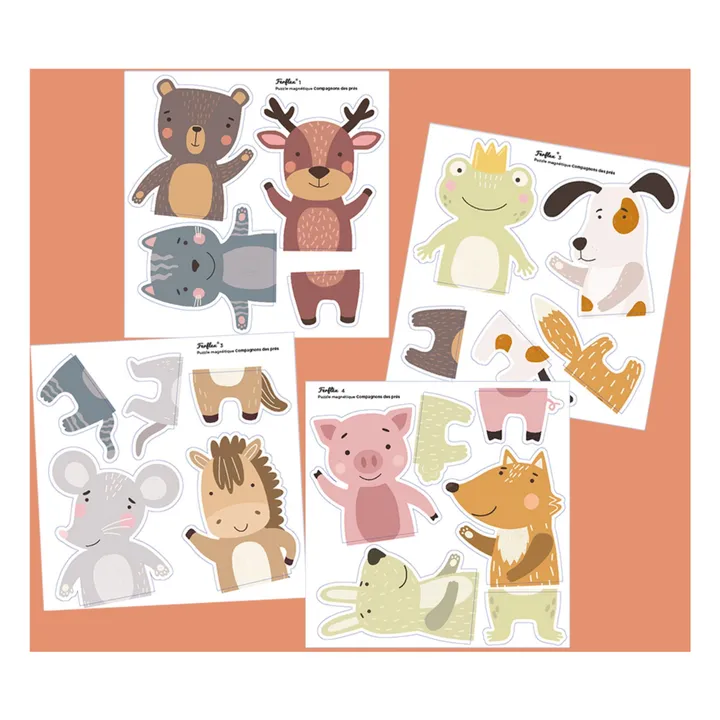 Ferflex - Ferflex - Puzzle magnétique Compagnons des prés