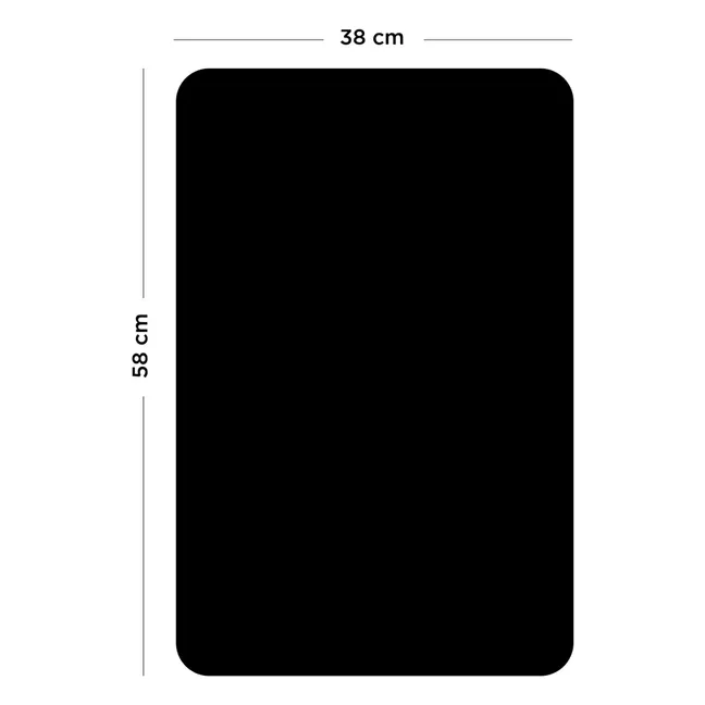 Pizarra magnética rectangular
