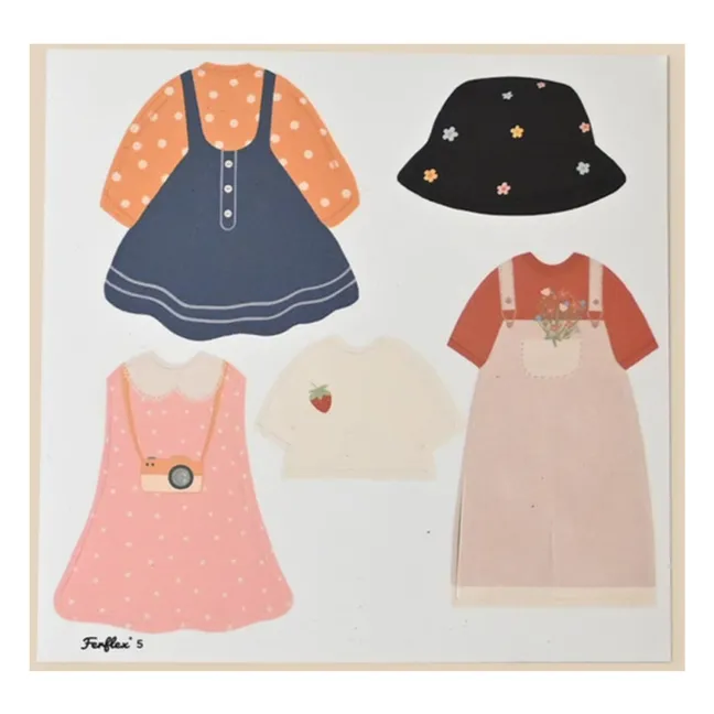 Siluetas para vestir juego magnético