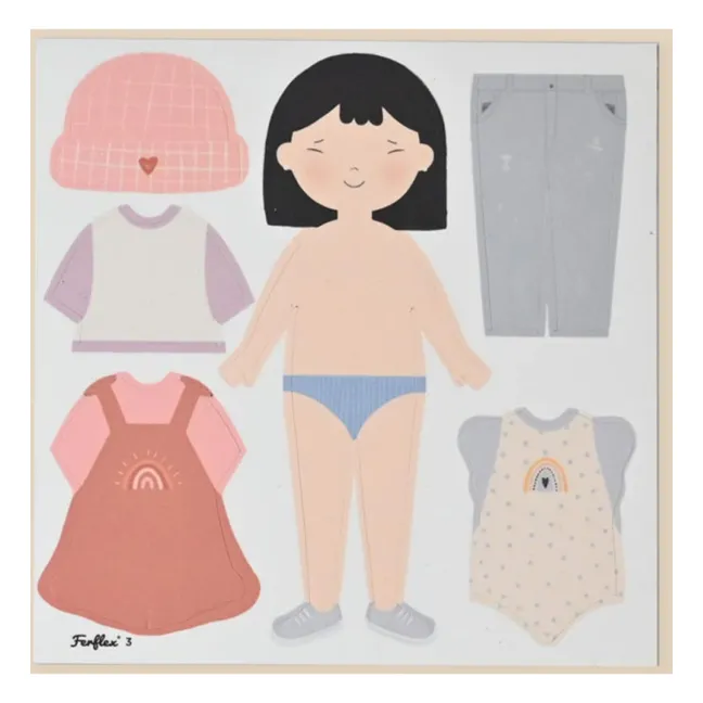 Siluetas para vestir juego magnético