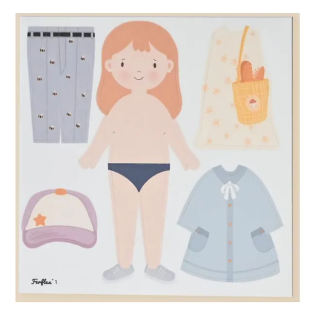 Siluetas para vestir juego magnético