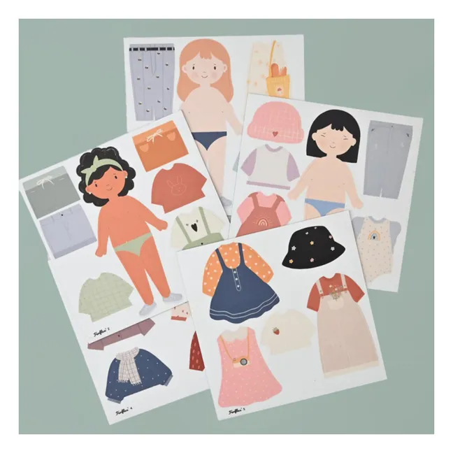 Siluetas para vestir juego magnético