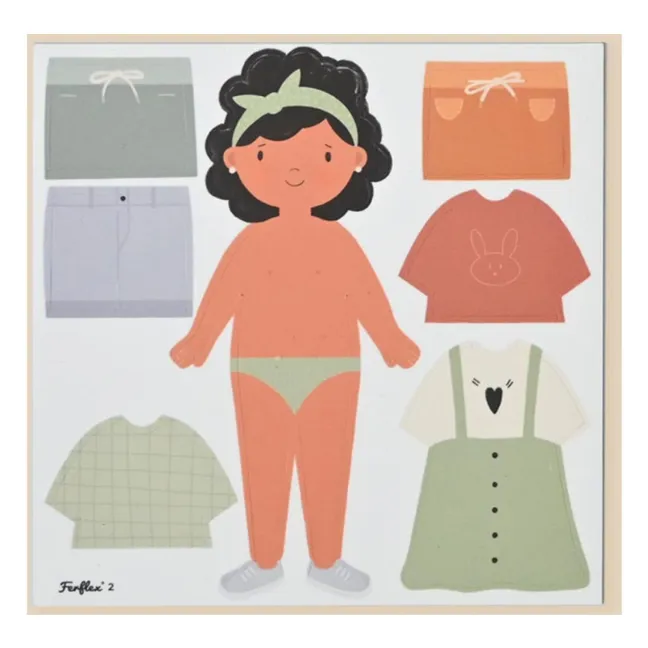 Siluetas para vestir juego magnético