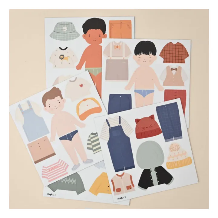 Ferflex - Ferflex - Jeu magnétique Silhouettes à habiller