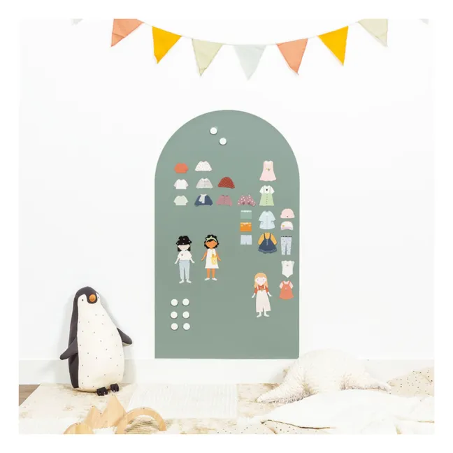 Siluetas para vestir juego magnético