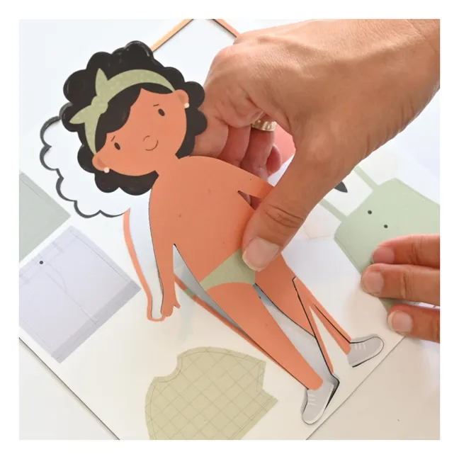 Siluetas para vestir juego magnético