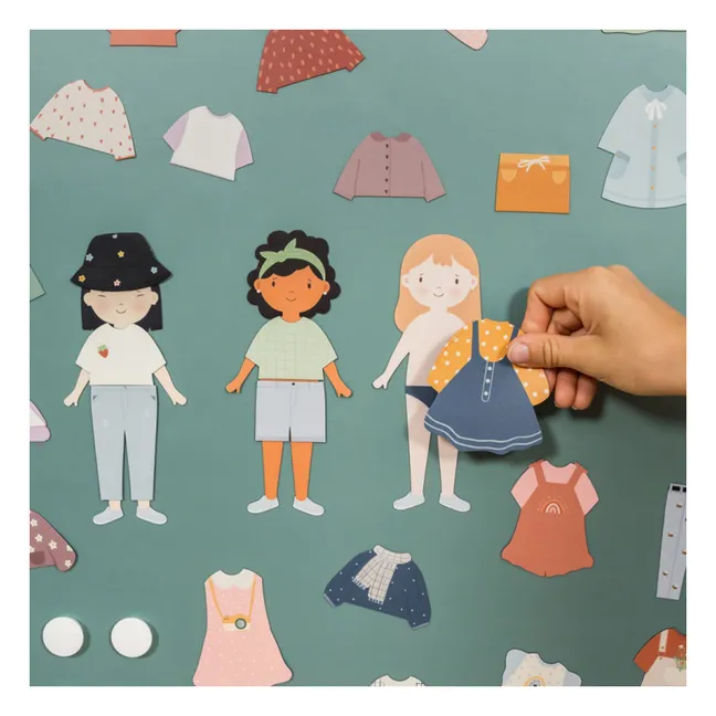 Siluetas para vestir juego magnético