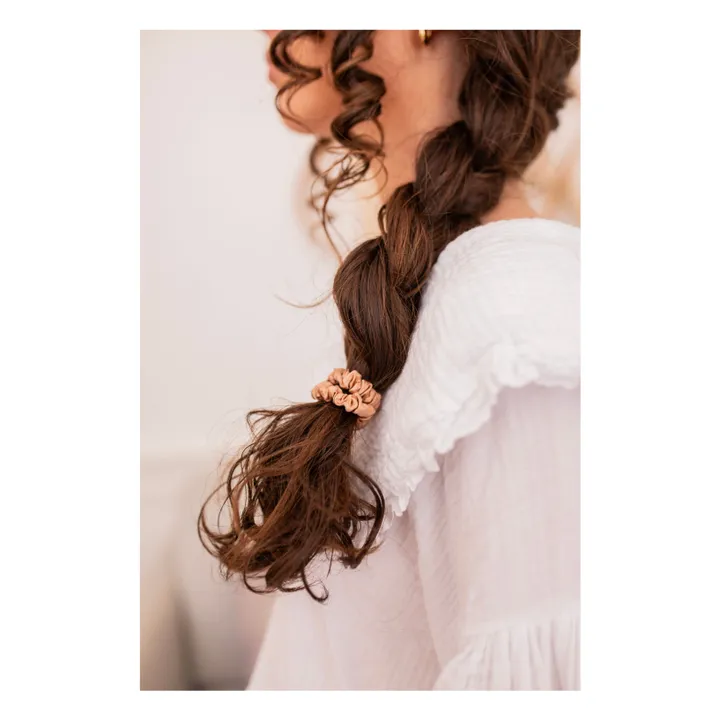 Scrunchies in seta - Set di 2 | Rosa- Immagine del prodotto n°2