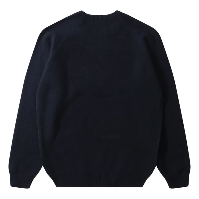 Maglione speciale in lana d'anatra | Blu marino
