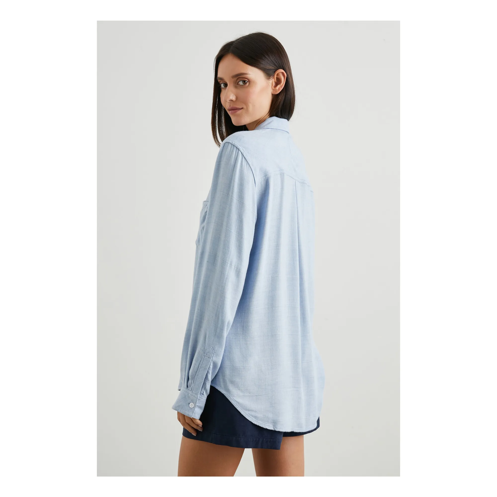 Chemise Hunter | Bleu ciel- Image produit n°4