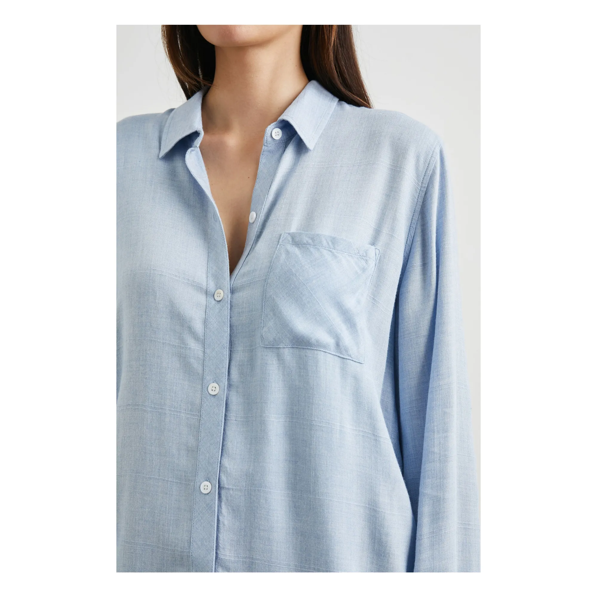 Chemise Hunter | Bleu ciel- Image produit n°5
