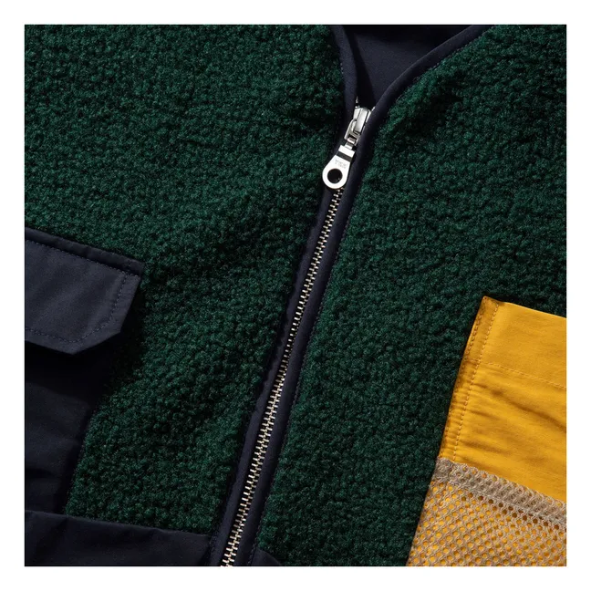 Ärmellose Jacken Shearling | Dunkelgrün