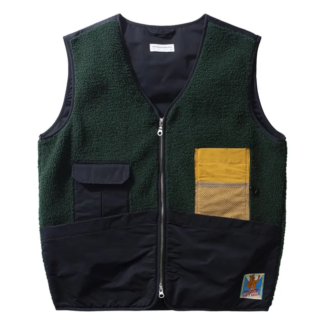 Ärmellose Jacken Shearling | Dunkelgrün