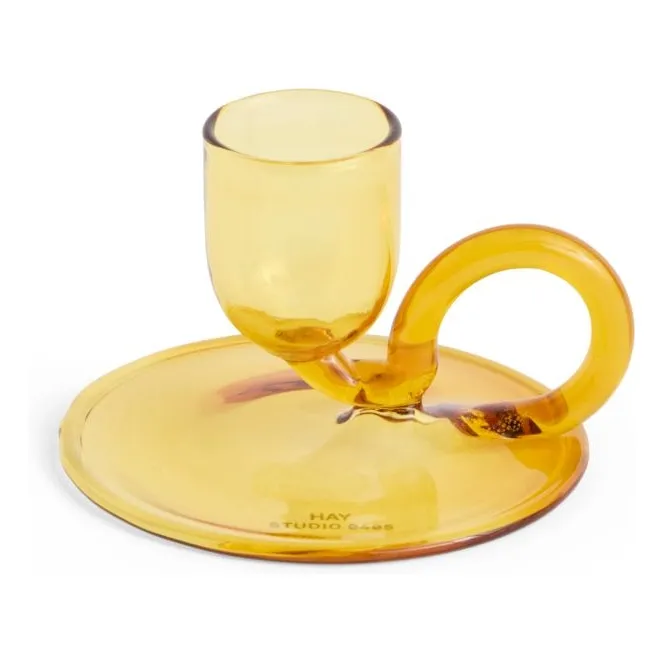 Hay - Tiny candlestick - Yellow (Set of 3)