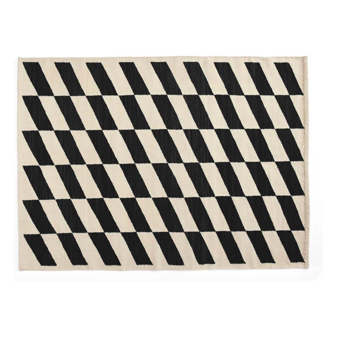 Hay Black Shift Kelim Carpet
