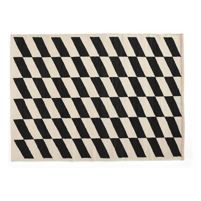 Shift Kelim carpet | Black