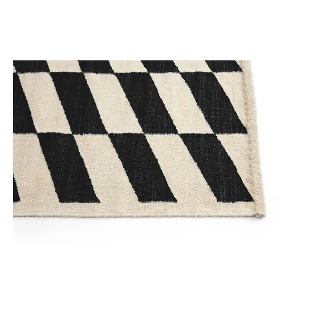 Shift Kelim carpet | Black