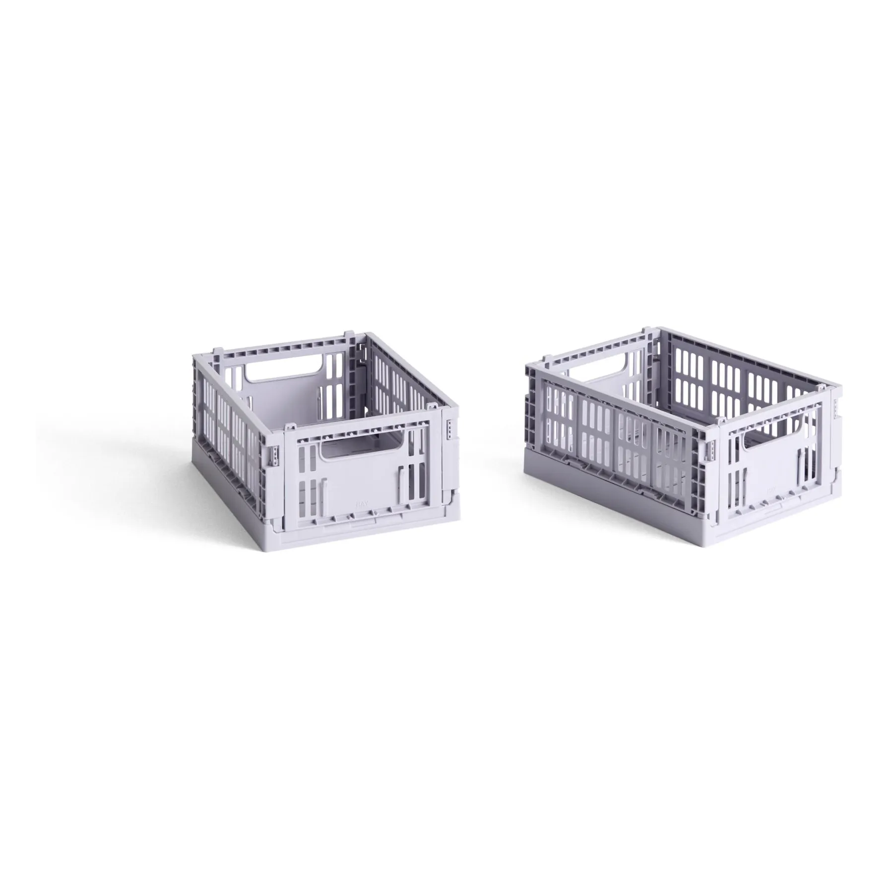 Hay Lavender Foldable Crates - Set Of 2