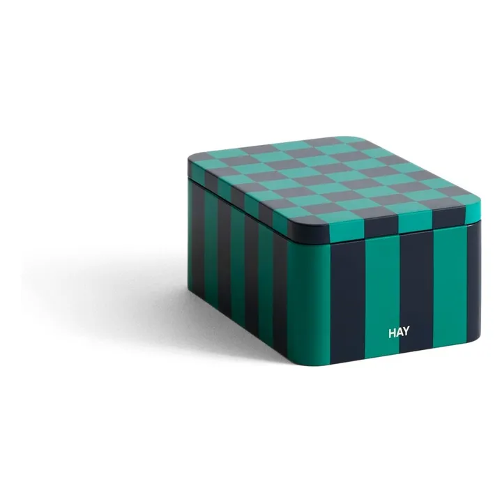 Boîte de rangement Tin | Vert- Image produit n°0