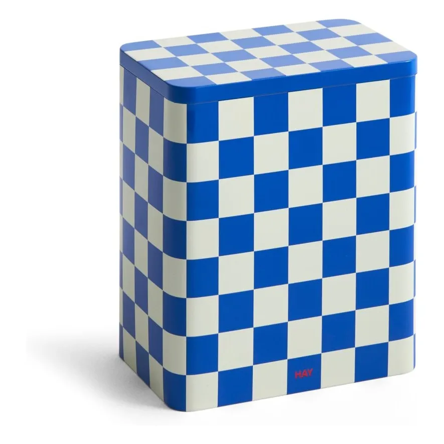 Hay Blue Tin Storage Box