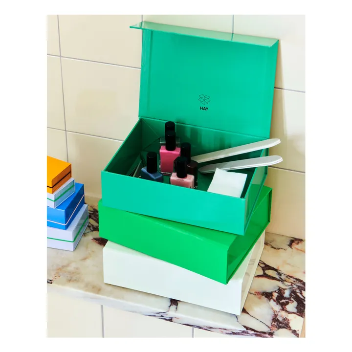Boîte de rangement Colour | Vert émeraude- Image produit n°1