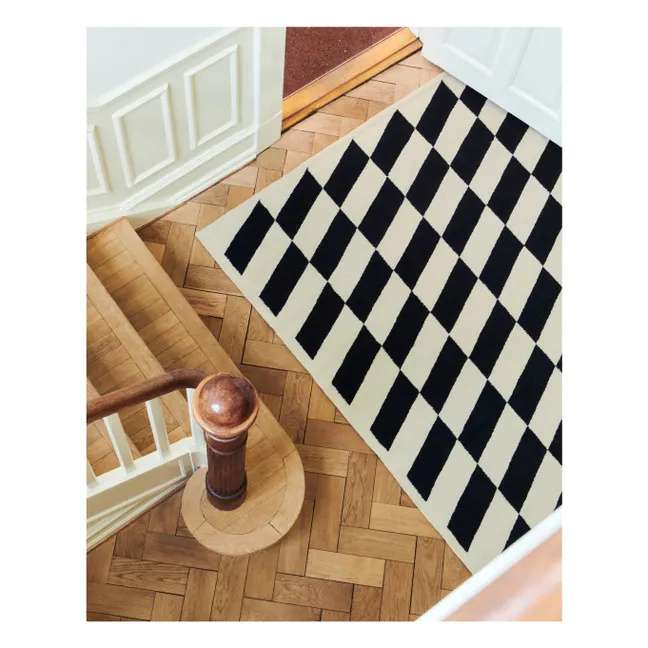 Shift Kelim carpet | Black