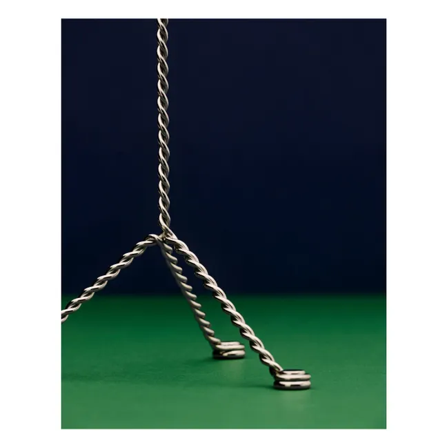 Kerzenständer Wire | Silber