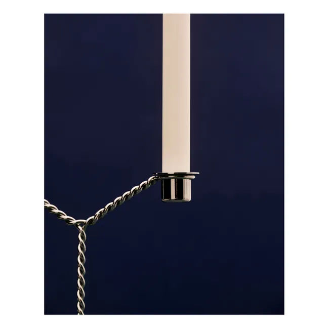 Kerzenständer Wire | Silber