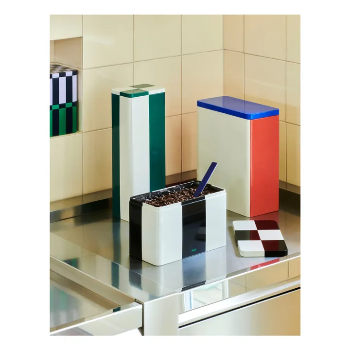 Boîte de rangement Tin | Vert foncé- Image produit n°1