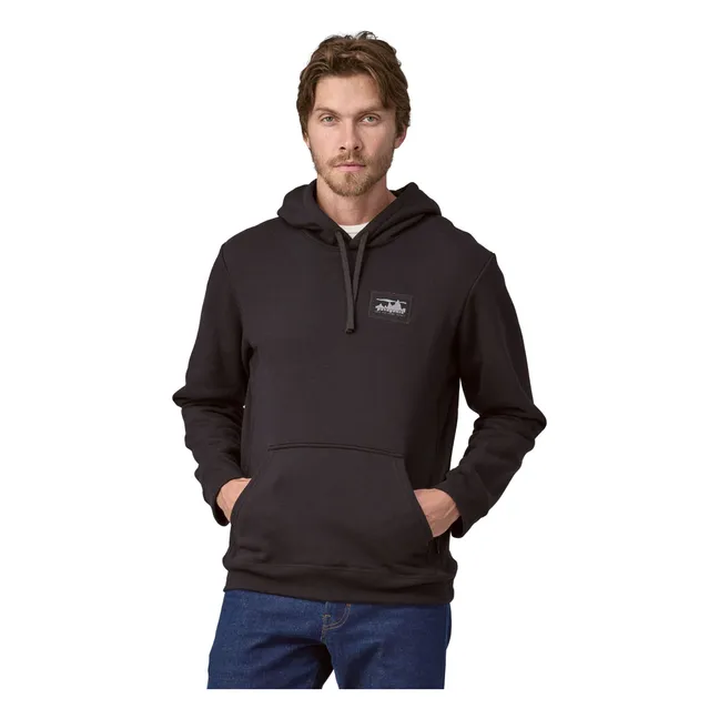 Hoodie Skyline Uprisal Recycled Fibers | Black