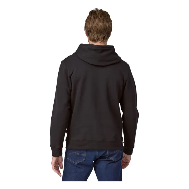 Hoodie Skyline Uprisal Recycled Fibers | Black