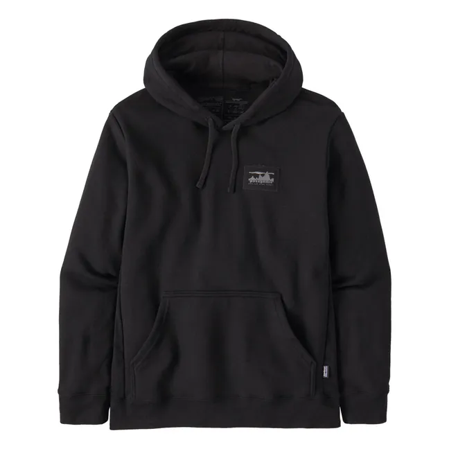 Hoodie Skyline Uprisal Recycled Fibers | Black