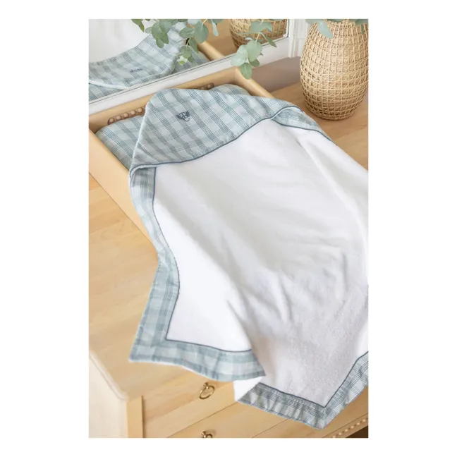 Capa de baño de sarga de algodón