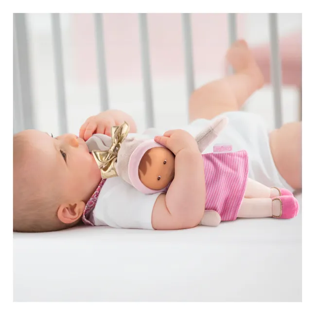 Mon doudou - Miss rayée rêves d'étoiles | Rose