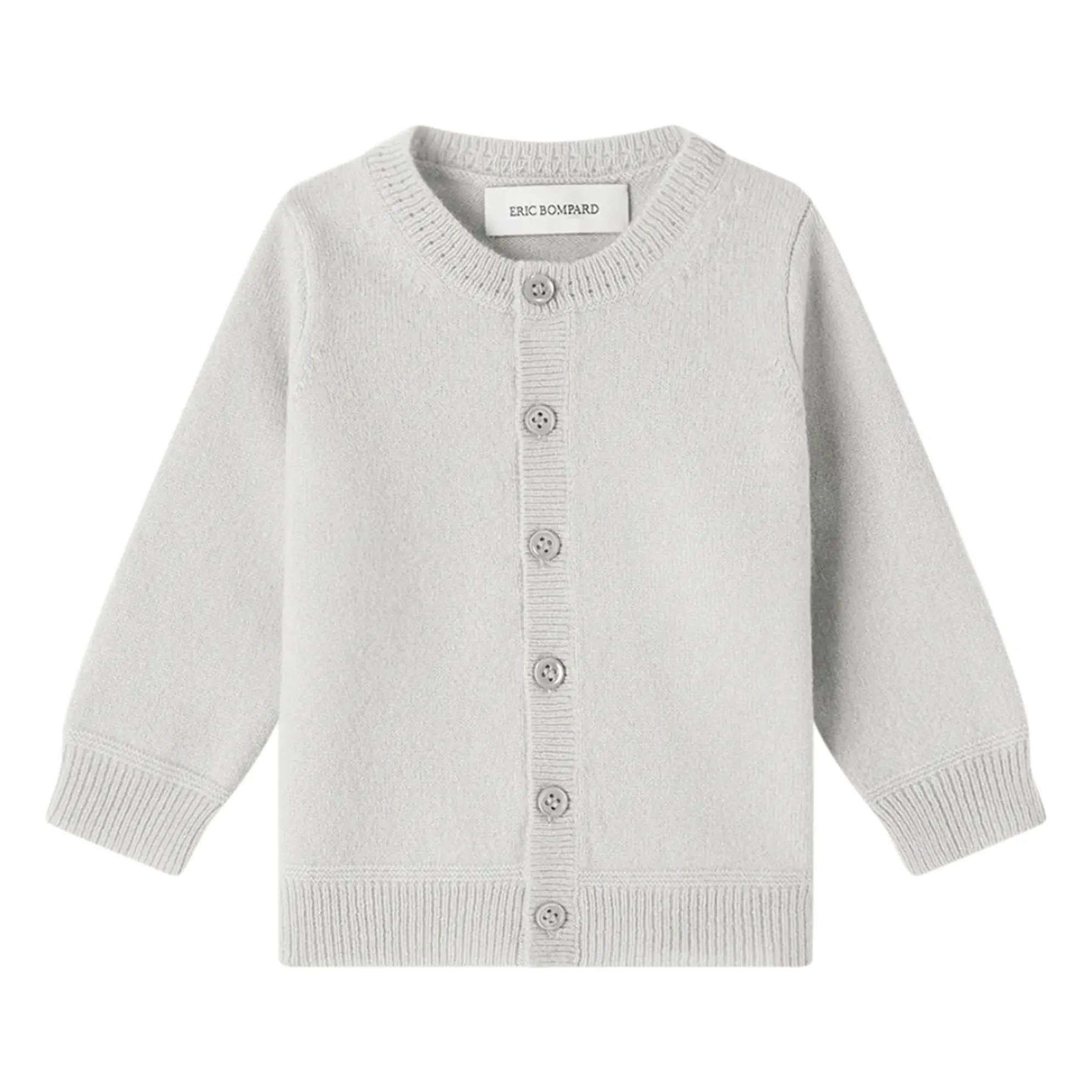 Bompard Grey Cashmere Cardigan