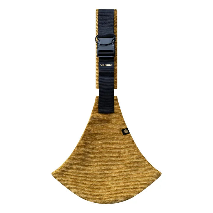 Corduroy baby carrier | Camel- Product image n°7