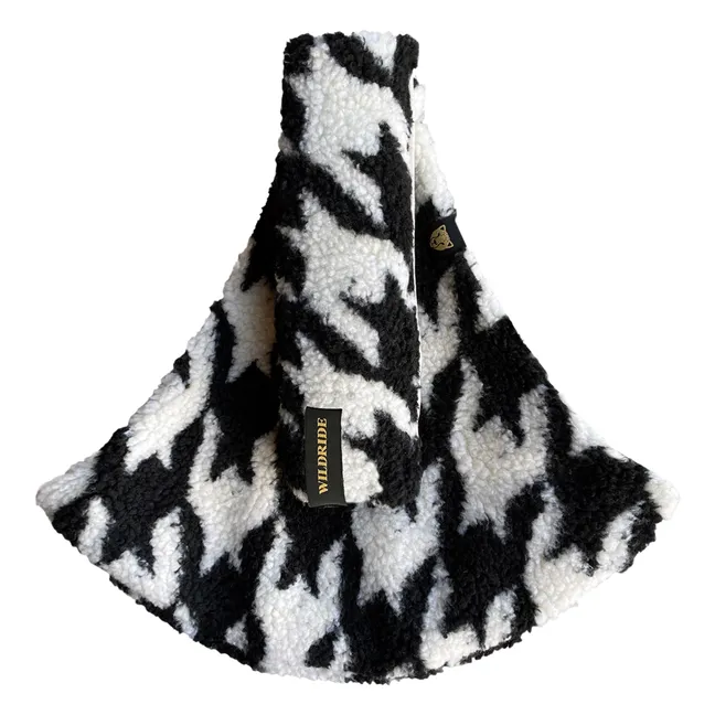 Porte-bébé teddy | Noir/Blanc