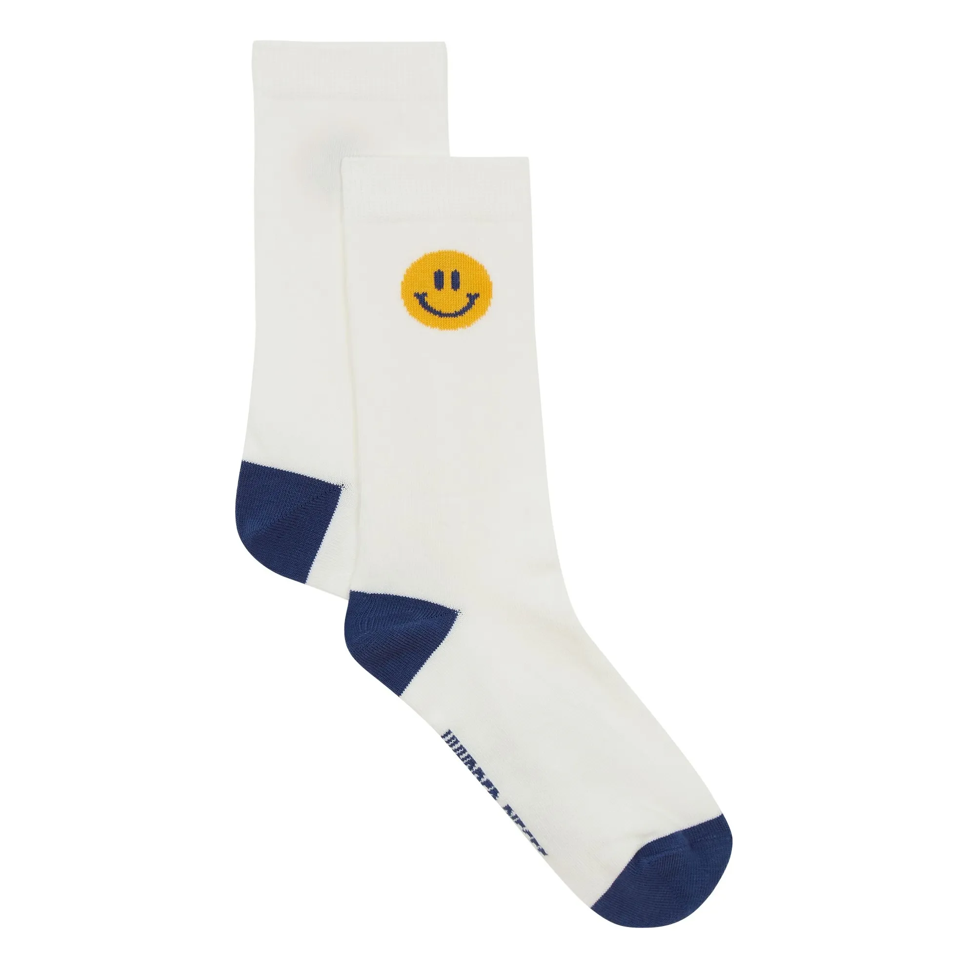 Hundred Pieces Ecru Smiley Socks