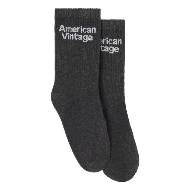 Chaussettes Clypsun  | Gris anthracite chiné