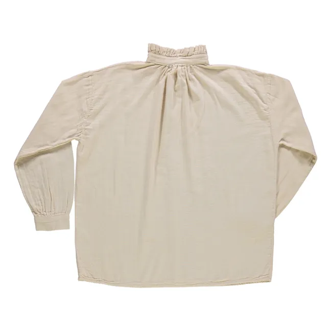 Blusa doble de gasa de algodón Rosier - Colección Femenina | Crudo